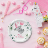 Koala meisje verjaardag papieren bordje (Feest)