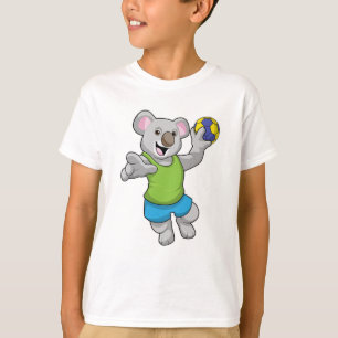 Koala met Handball Sports T-shirt