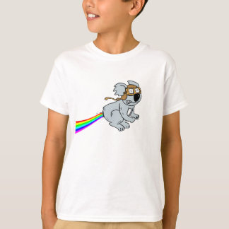 Koala met regenboog t-shirt