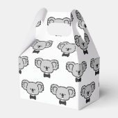 Koala met stropdas bedankdoosjes (Voorkant Zijde)