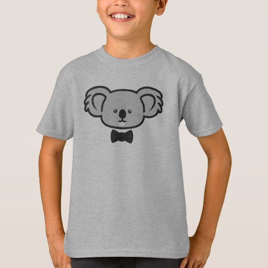 Koala met stropdas t-shirt (Voorkant)