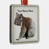 Koala Metalen Ornament (Rechts)