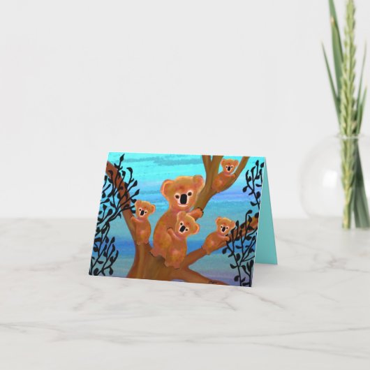 Koala Mother's Love Kaart (Voorkant)
