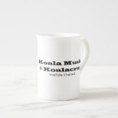 Koala Music Beverage Mug Porselein Kop (Voorkant rechts)