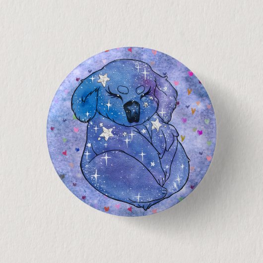 Koala named Seven Ronde Button 3,2 Cm (Voorkant)