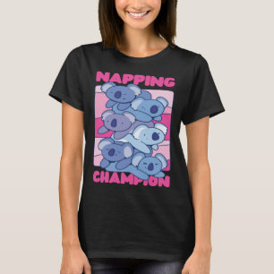 Koala Napping Kampioen T-shirt