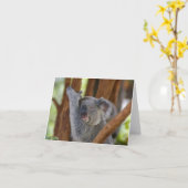 Koala Notecard Kaart (Gele Bloem)