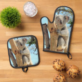 Koala Ovenwant & Pannenlap Set (Top down)