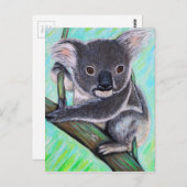 Koala Painting Briefkaart (Voorkant / Achterkant)