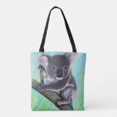 Koala Painting Tote Bag (Achterkant)
