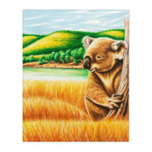 Koala Paradise: een glimp van goud - blauwe lucht