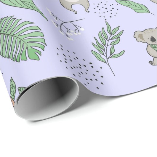 Koala Pattern-pakpapier Cadeaupapier (Rol Hoek)