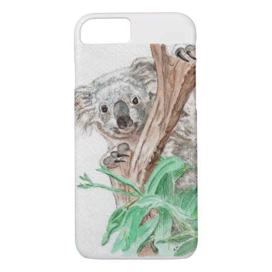 Koala Peek-a-Boo over een IPhone-zaak Case-Mate iPhone Case (Achterkant)