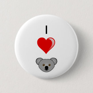 koala pin ronde button 5,7 cm