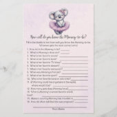 Koala Qui Connaît Maman Meilleur Baby shower Carte (Devant)