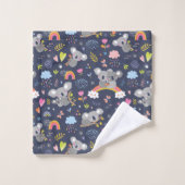Koala Rainbow Love Motif (Gant de toilette)