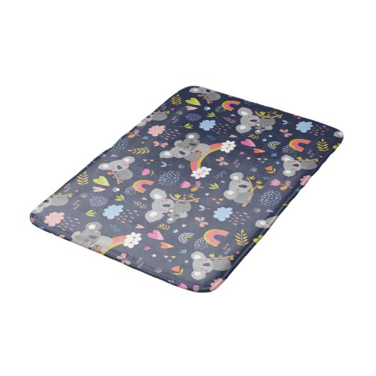 Koala Rainbow Love Pattern Badmat (Gekanteld)