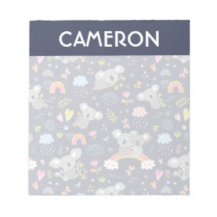 Koala Rainbow Love Pattern Notitieblok