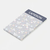 Koala Rainbow Love Pattern Post-it® Notes (Schuin)