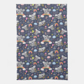 Koala Rainbow Love Pattern Theedoek (Verticaal)