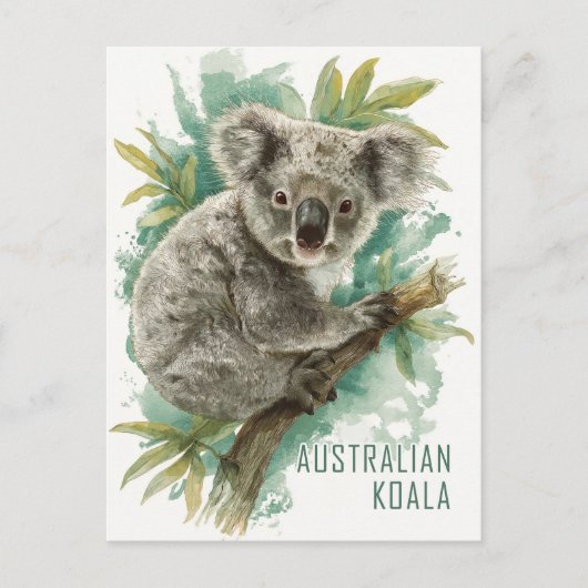 Koala Reizen Briefkaart (Voorkant)