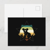 Koala Retro Briefkaart (Voorkant / Achterkant)
