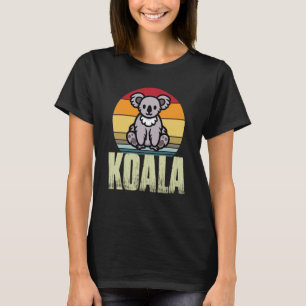 Koala Retro Cute Koala Beer Australia Koal T-shirt