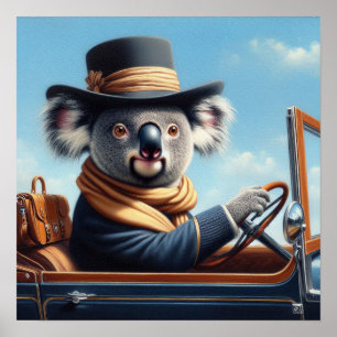 Koala Rijden Poster