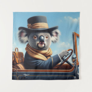 Koala Rijden Wandkleed