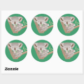 Koala Ronde Sticker (Vel)