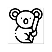 Koala Rubberstempel (Afrduk)
