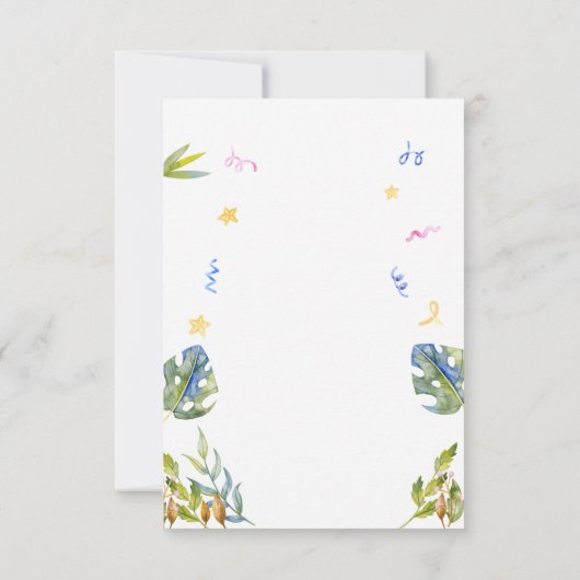 Koala Safari Animals, Koala Birthday Kaart (Achterkant)