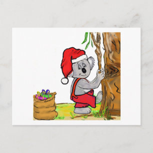 Koala Santa Feestdagenkaart