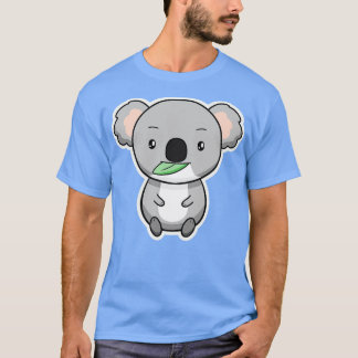 Koala Schattige Kawaii Tekening Australië Lover T-shirt