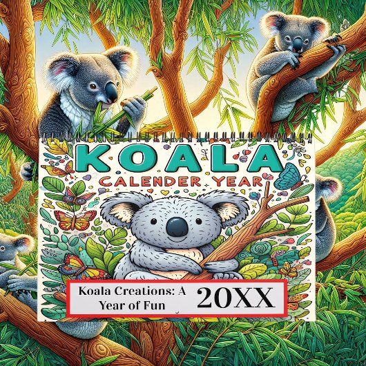 Koala se demande : Une année de plaisir Calendrier