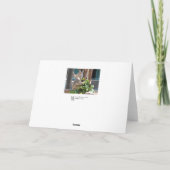 Koala se préparant à la carte de Noël (Dos)