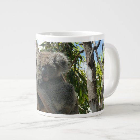 Koala - Sleeping Gift Labels Extra Grote Beker (Voorkant rechts)