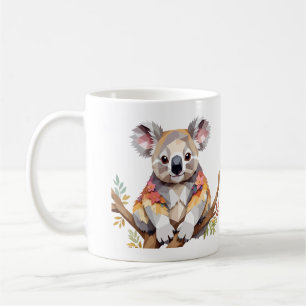 Koala speels Schattig leuk dier kleurrijk vrolijk Koffiemok