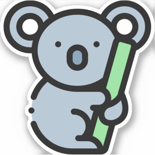 Koala Sticker (Voorkant)