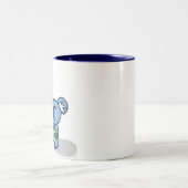 Koala Sunshine - Blue Tweekleurige Koffiemok (Center)