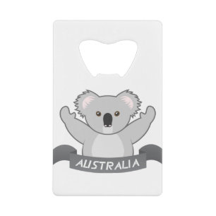 Koala Support Australia Wildlife Australia Strong Kredietkaart Flessenopener