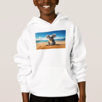 Koala sur une plage de sable