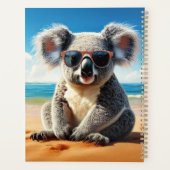 Koala sur une plage de sable (Dos)