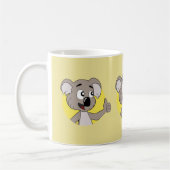 Koala, tasse à café caricaturale (Gauche)