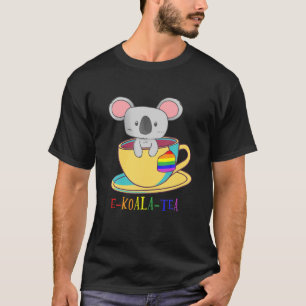 Koala Tea Equality LGBTQ Rainbow Queer Lesbian Lov T-shirt