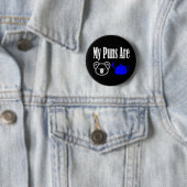 Koala Tea Puns Funny Ronde Button 5,7 Cm (In situ)