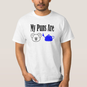 Koala Tea Puns Funny T-shirt