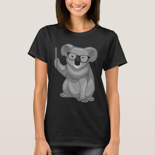 Koala Teacher Pointer T-shirt (Voorkant)