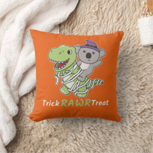 Koala Trick Rawr Treat T-rex Mummy Costume Kussen
