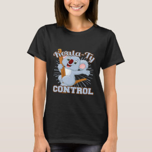 Koala-Ty Control Inspector Puns Koala Beer Graphic T-shirt